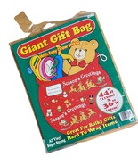Super Strong Vinyl Christmas Giant Gift Bag with Easy Draw String New 44... - $200.10 MXN