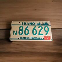 Idaho 87 Greenie Famous Potatoes License Plate Nez Perce County N 86629 ... - $27.69 CAD