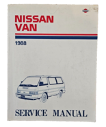 Nissan Van 1988 Service Manual Model C22 Series Printed August 1987 Grea... - $9.90