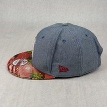 LA Anaheim Angels Gray Red Tropical Island New Era 9Fifty Leather Strap Cap Hat - $14.92
