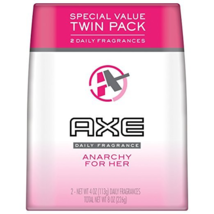 AXE Body Spray for Women, Anarchy For Her 4 oz, Twin Pack 2 Pack Set - £17.58 GBP