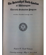 Vintage Graduation Commencement Program University of North Carolina Wil... - €6,12 EUR