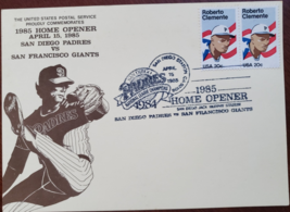 1985 Home Opener April 15 1985 San Diego Padres vs San Francisco Giants FDC - $6.95