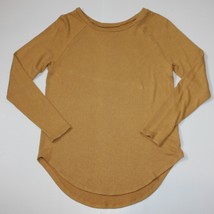 American Eagle Girl&#39;s Soft &amp; Sexy Plush Mustard Yellow Sweater size XXS - £7.85 GBP