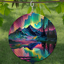 Mountains &amp; Lake WindSpinner Wind Spinner 10&quot; /w FREE Shipping - £19.65 GBP
