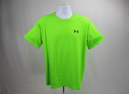 Under Armour UA HeatGear Activewear Shirt Mens Sz L Loose Fit Fluorescen... - $21.78