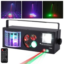 Party Lights, Dj Disco Lights For Parties, 4 In 1 Mixed Effect, Sound Activated  - £116.35 GBP