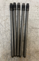 5 Qty of 14&quot; Steel Valve Roller Push Rods 16mm OD 18mm Spiral End (5 Qty) - $57.01