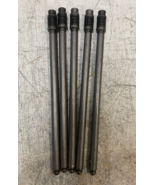 5 Qty of 14&quot; Steel Valve Roller Push Rods 16mm OD 18mm Spiral End (5 Qty) - $1,049.58 MXN