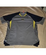 VTG &quot;00&quot; NIKE TEAM SPORTS MICHIGAN WOLVERINES SHOOTER JERSEY TEE MENS XX... - €45,52 EUR