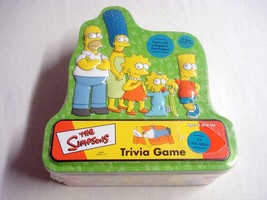 New Sealed  The Simpsons Trivia Game 2000 Cardinal Simpsons Cast Poster - $9.99