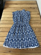 pink sophie NWT $54.50 women’s batik print midi dress size S blue R1 - £12.03 GBP