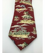 Tropicals by Tango Silk Tie Hawaiian Theme Luau Palm Tree Lounge Chair T... - $151.04 MXN