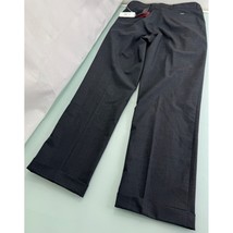 Nike Tiger Woods Men Golf Pants 34X32 Wool Spandex Pleated Cuffed Gray Stretch - $59.37