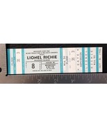 COMMODORES / LIONEL RICHIE - VINTAGE OCT. 8, 1986 UNUSED WHOLE CONCERT T... - $20.00