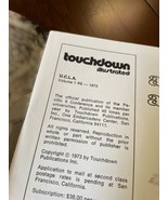 Touchdown Illustrated Magazine 1973 vol 1 #5 UCLA college football - £11.84 GBP
