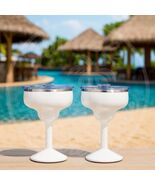 ORCA Rita Pearl White 2 Pack 13oz Insulated Stainless Steel Margarita Cu... - $42.28