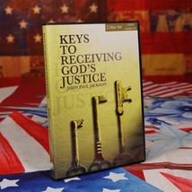 Keys To Receiving God&#39;s Justice John Paul Jackson ~ 2-Disc Set 1-DVD 1-CD - £14.45 GBP