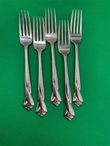 Set of 4 Oneida Stainless Steel KATRINA Dinner Forks - £89.88 GBP