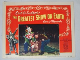 The Greatest Show On Earth 1952 Original Portrait Lobby Card 11x14 - £58.14 GBP