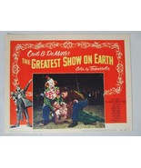 The Greatest Show On Earth 1952 Original Portrait Lobby Card 11x14 - £58.37 GBP