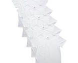 Hanes Boys&#39; Tagless White T-Shirts, Pack of 5, Size Large - £13.32 GBP