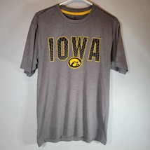 Iowa Hawkeyes Mens Shirt Large Short Sleeve Polyester NCAA Multicolor Casual  - £10.98 GBP
