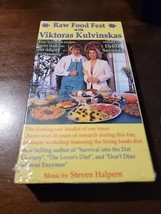 RAW FOOD FEST with viktoras kulvinskas   VHS VIDEOTAPE  music by steve h... - $29.69