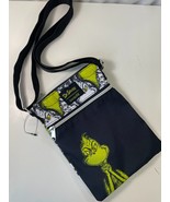 Loungefly Dr Seuss The Grinch Crossbody Bag Purse Black Green White Adj ... - €25,48 EUR