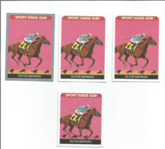 Victor Espinoza (Horse Racing) 2023 Sage Sportkings Vol 4 Lot Of 4 Assorted #149 - £6.08 GBP