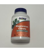 NOW Foods Magnesium Citrate 400 mg 120 Veg Caps Nervous System Support - $15.49