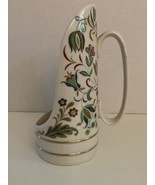 Vtg Lenox 24k Nantucket Candle Holder w/Handles floral 7.25&quot; High Made i... - £13.83 GBP