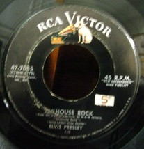 Elvis Presley-Jailhouse Rock / Treat Me Nice-45rpm-1957-VG+ - £7.82 GBP