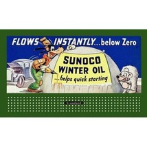 Lionel Style Billboard Insert Sunoco Winter Oil &amp; American Flyer - $6.99