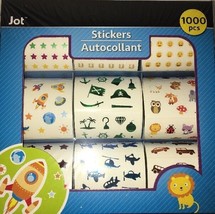 Jot 1000 Pcs Autocollant Assorted Stickers-RARE Vintage COLLECTIBLE-SHIPS N 24HR - £11.37 GBP