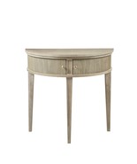 Vintage Farmhouse Storage Console Table | Reclaimed Wheat Finish - $7,539.24 MXN