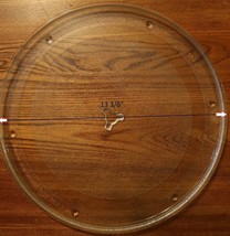 13 3/8&quot; Kenmore Microwave Glass Turntable Plate Replacement Part Star Prong - $1,563.43 MXN