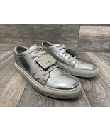 Acne Studios Metallic Silver Adriana Sneakers | Size 12 (EU 45) - £170.56 GBP