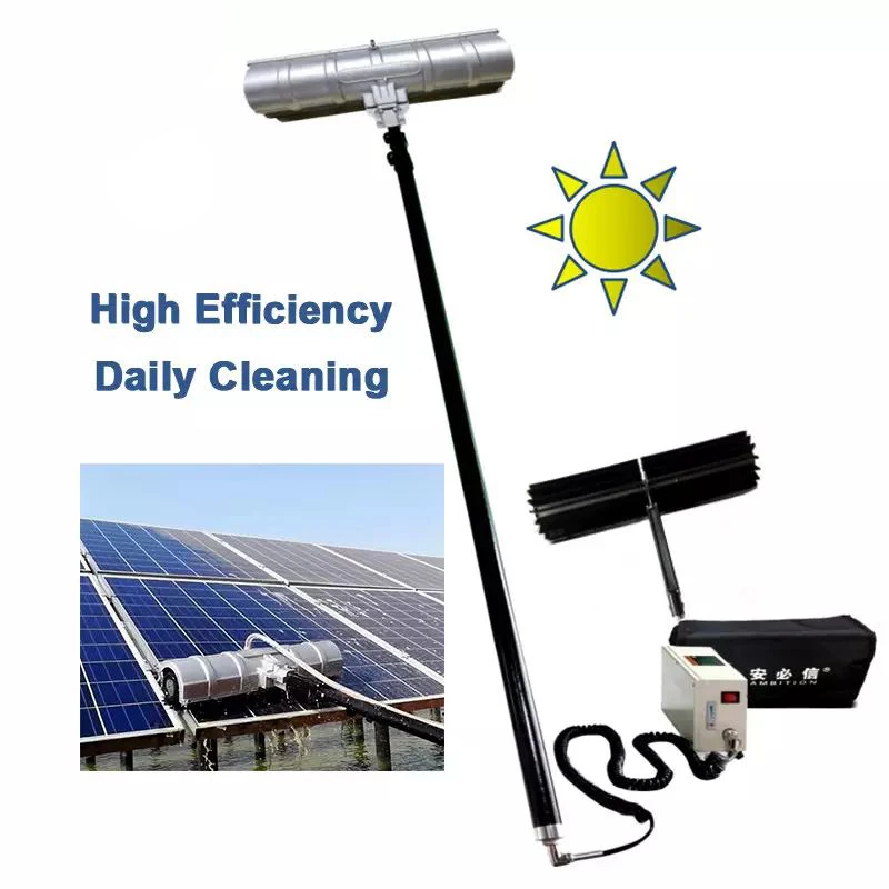 Solar-panel-cleaning-machine Automatic Solar Panel Cleaning Robot Portable - £1,154.64 GBP