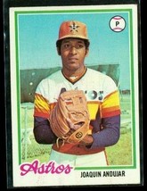 Vintage 1978 Topps Baseball Trading Card #158 Joaquin Andujar Houston Astros - £7.70 GBP