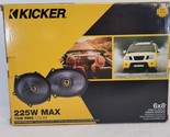 Kicker CS Series 6x8&quot; 2-Way 225W Car Audio Speakers - Pair - CSC68 (46CS... - $69.29