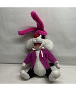 VTG 1999 ACE Looney Tunes Sylvester Plush With Neon Pink Bunny Costumes - $13.81