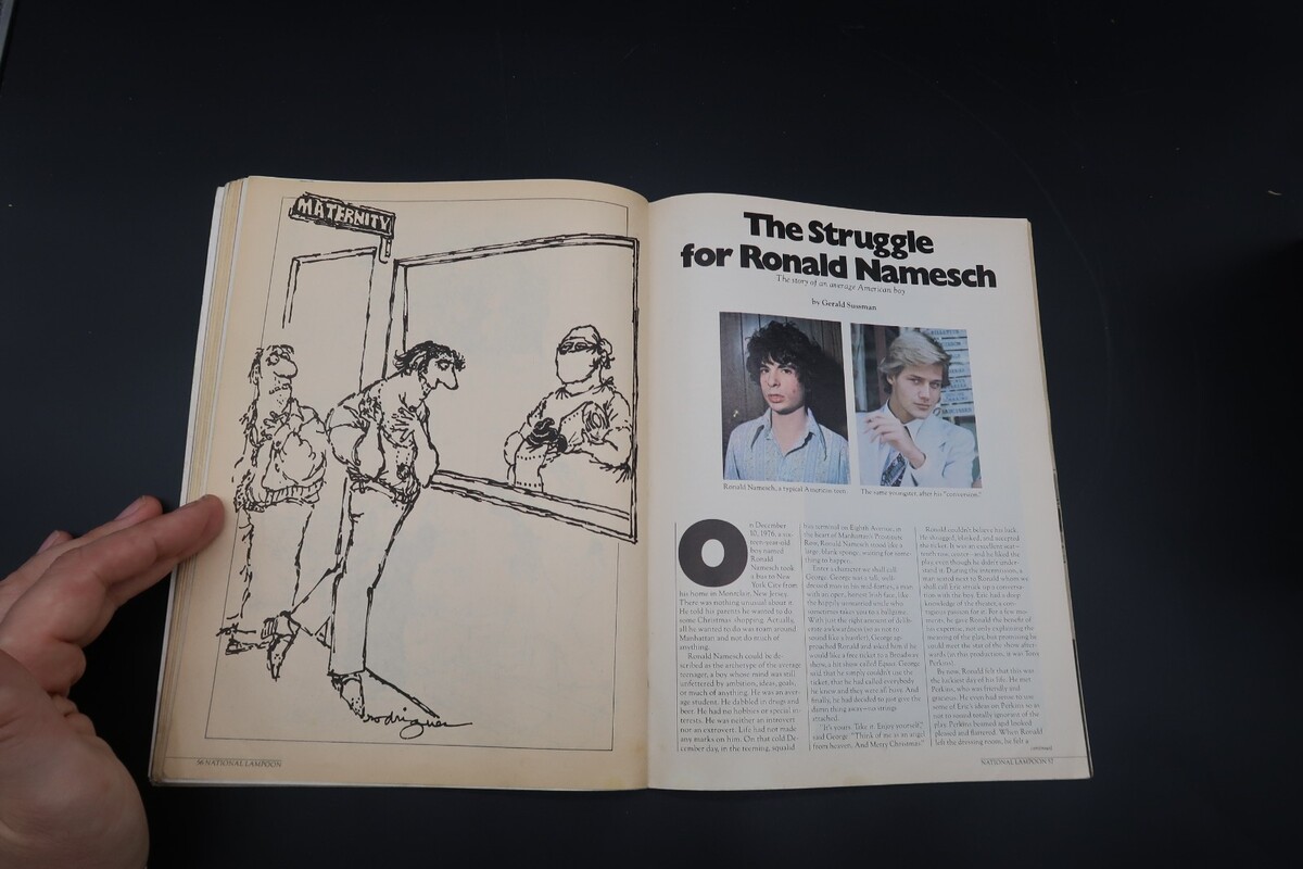 Vtg National Lampoon Magazine May 1977 Newsstand Elton John Schwarzenegger Queen Item image 15