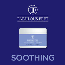 FABULOUS FEET SERIOUSLY SOOTHING &amp; SMOOTHING ATHLETES FOOT CREAM - SOOTHING - £22.18 GBP