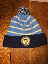 Vintage Reebok Face Off NFL Pittsburgh PENGUINS Winter Classic Knit Pom Hat - £14.29 GBP