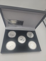 5 X FIVE KRUGERRAND SOUTH AFRICA 2021 1OZ SILVER COINS WITH CERTIFICATE ... - $1,686.67 MXN