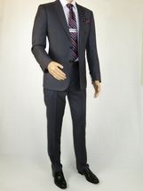 Men's Soft Wool Cashmere Single Breasted Suit Giorgio Cosani 900 Dark Gray image 3