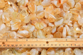 TUMBLED CITRINE Crystals * 1&quot; Size * 30-40/Lb * Orange Brazil Pegmatite ... - $8.69+