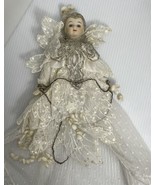 Kurt Adler Christmas Louis Nichole Porcelain Laced Angel Ornament Tree T... - £24.51 GBP