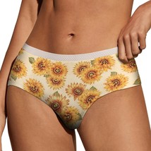 Sunflowers Flowers Panties for Women Lace Briefs Soft Ladies Hipster Und... - £11.18 GBP